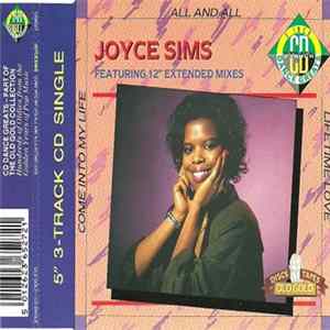Joyce Sims - Come Into My Life / All And All / Lifetime Love Album