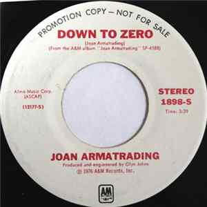 Joan Armatrading - Down To Zero Album