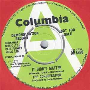 The Congregation - It Didn't Matter Album