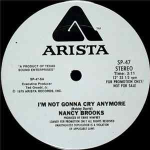 Nancy Brooks - I'm Not Gonna Cry Anymore / Let's Go Whoop It Hoo Album