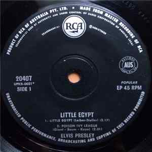 Elvis Presley - Little Egypt Album