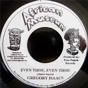 Gregory Isaacs - Even Thou, Even Thou Album