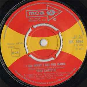 Tony Christie - I Did What I Did For Maria Album
