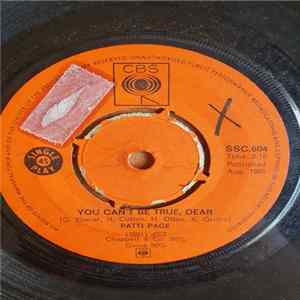 Patti Page - You Can't Be True, Dear Album