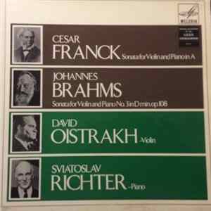 David Oistrach, Sviatoslav Richter - C. Franck (1822-1890), J. Brahms ( (1833-1897) Album