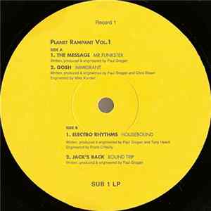 Various - Planet Rampant Vol. 1 Album