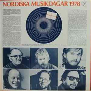 Various - Nordiska Musikdagar 1978 Album