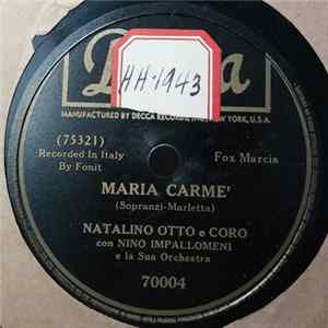 Natalino Otto - Maria Carme' / Con la Bionda Album