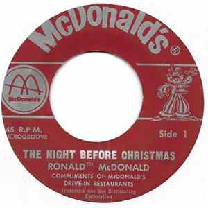 Ronald McDonald - The Night Before Christmas Album