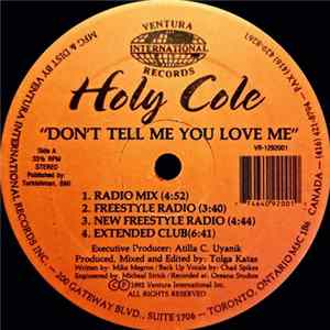 Holy Cole - Don't Tell Me You Love Me Album