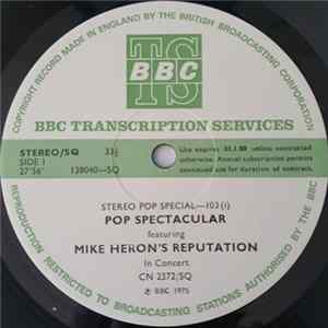 Mike Heron's Reputation / UPP - Stereo Pop Special-103 Album