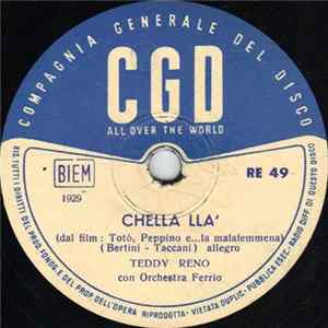Teddy Reno - Chella Lla' / Guaglione Album