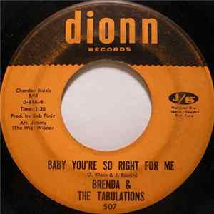 Brenda & The Tabulations - Baby You're So Right For Me Album