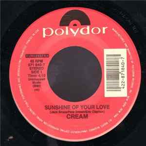 Cream - Sunshine Of Your Love / White Room Album