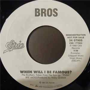 Bros - When Will I Be Famous? Album