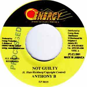 Anthony B - Not Guilty Album