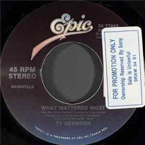 Ty Herndon - What Mattered Most Album