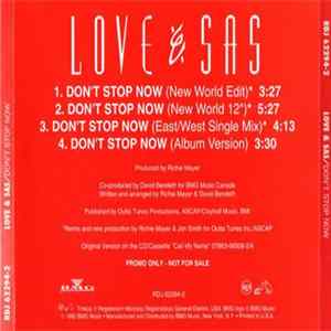 Love & Sas - Don't Stop Now Album