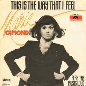 Marie Osmond - This Is The Way That I Feel Album