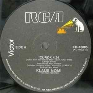 Klaus Nomi - Icurok / Simple Man Album