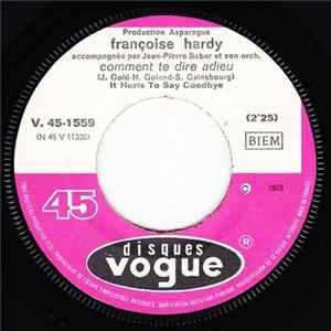 Françoise Hardy - Comment Te Dire Adieu / La Mer, Les Étoiles Et Le Vent Album