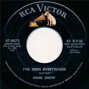 Hank Snow - I've Been Everywhere Album