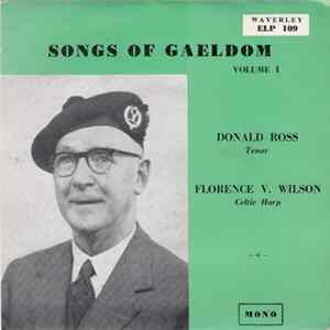 Donald Ross And Florence V. Wilson - Songs Of Gaeldom - Vol. 1 Album