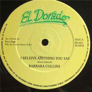 Barbara Collins - I Believe Anything You Say Album