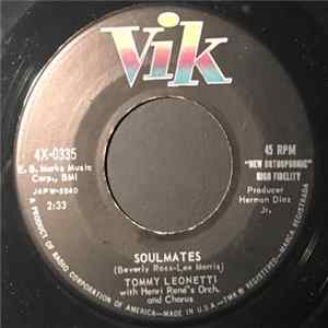 Tommy Leonetti With Henri René's Orch. And Chorus - Soulmates / Dream Lover Album
