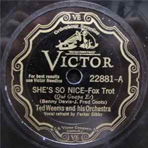 Ted Weems And His Orchestra - She's So Nice / This Is My Love Song Album