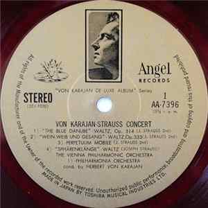 J. Strauss 2nd / Joseph Strauss - Herbert von Karajan, Vienna Philharmonic Orchestra, The, Philharmonia Orchestra - Von Karajan-Strauss Concert Album
