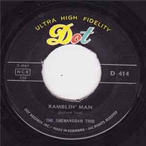 The Shenandoah Trio - Ramblin` Man / Shenandoah Album