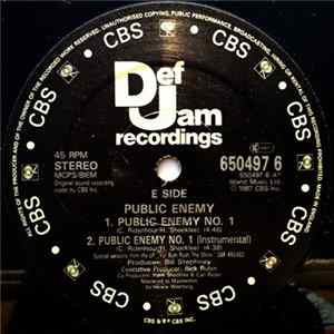 Public Enemy - Public Enemy No. 1 Album