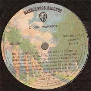 Dionne Warwick - Do You Believe In Love At First Sight Album