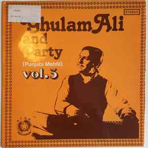 Ghulam Ali And Party - (Punjabi Mehfil) Vol.3 Album