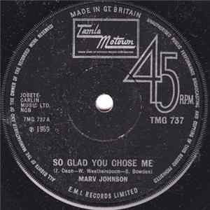 Marv Johnson - So Glad You Chose Me Album