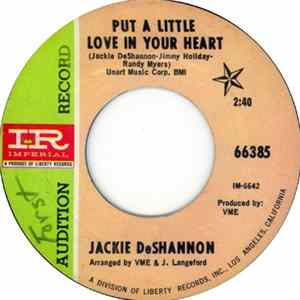 Jackie DeShannon - Put A Little Love In Your Heart / Always Together Album
