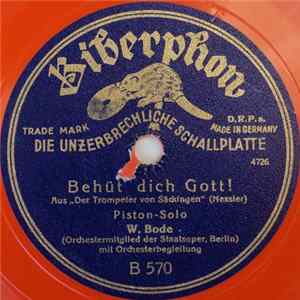 W. Bode - Behüt Dich Gott / An Der Weser Album