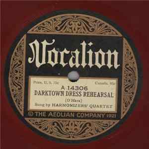 Harmonizers Quartet / Ernest Hare & Billy Jones - Darktown Dress Rehearsal / Operatic Syncopation Album