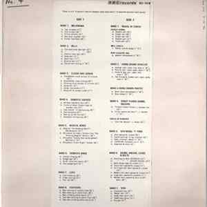 No Artist - Sound Effects No. 4 Album
