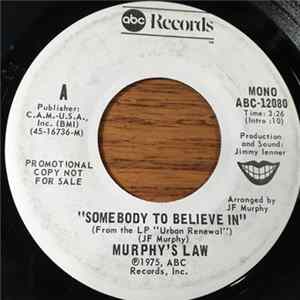 Murphy's Law - Somebody To Believe In Album