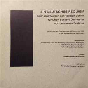 Männergesangverein Waiblingen - Ein Deutsches Requiem Album