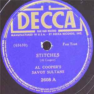Al Cooper's Savoy Sultans - Stitches / Draggin' My Heart Around Album