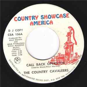 The Country Cavaleers - Call Back Operator / We Were Made For Each Other Album