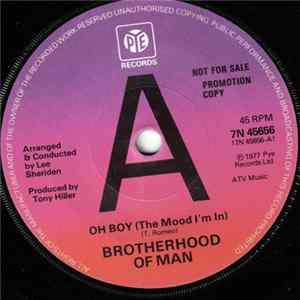 Brotherhood Of Man - Oh Boy (The Mood I'm In) Album