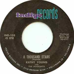 Kathy Young With The Innocents - A Thousand Stars / Eddie My Darling Album