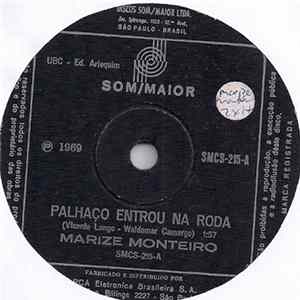 Marize Monteiro - Palhaço Entrou Na Roda / Ninguém Mais Do Que Eu Album