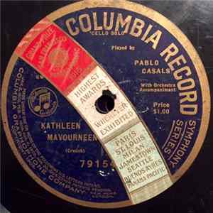 Pablo Casals - Kathleen Mavourneen Album