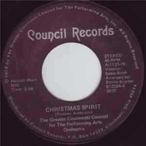 The Greater Cincinnati Council For The Performing Arts Orchestra - Christmas Spirit / Soulful Album