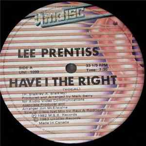 Lee Prentiss - Have I The Right Album